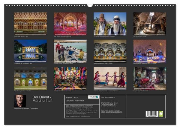 Produktbild: Der Orient - M&auml;rchenhaft (Wandkalender 2026 DIN A2 quer), CALVENDO Monatskalender