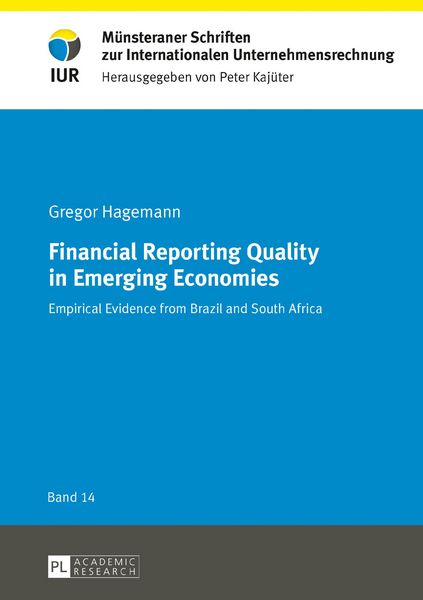 Produktbild: Financial Reporting Quality in Emerging Economies