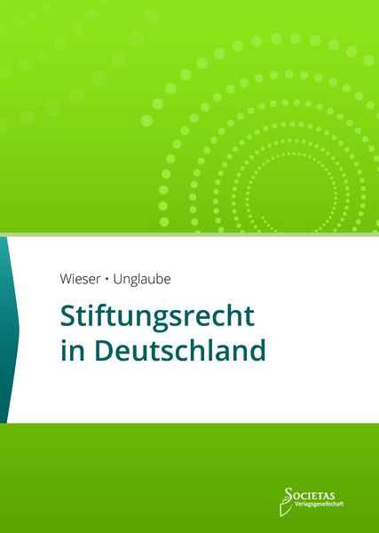 Produktbild: Stiftungsrecht in Deutschland