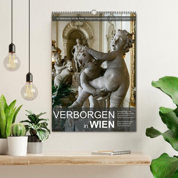 Produktbild: Verborgen in Wien (Wandkalender 2026 DIN A2 hoch), CALVENDO Monatskalender