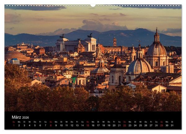 Produktbild: Rom - Impressionen aus der ewigen Stadt (Wandkalender 2026 DIN A2 quer), CALVENDO Monatskalender