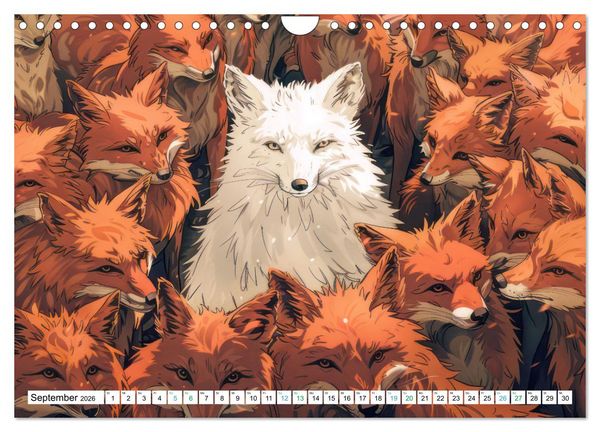 Produktbild: Hervorstechen ist Trumpf (Wandkalender 2026 DIN A4 quer), CALVENDO Monatskalender