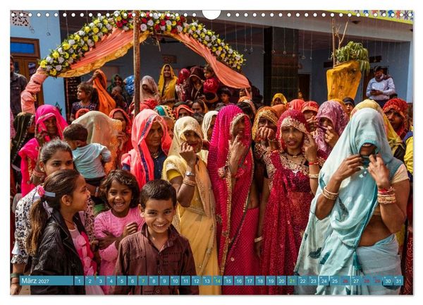 Produktbild: Indien Goldenes Dreieck (Wandkalender 2027 DIN A3 quer), CALVENDO Monatskalender