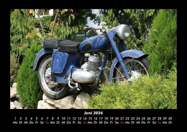 Produktbild: Motorr&auml;der 2026 Fotokalender DIN A3