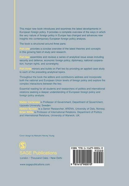 Produktbild: Contemporary European Foreign Policy