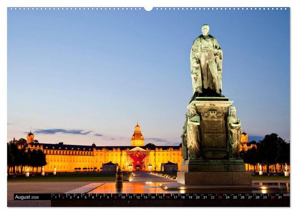 Produktbild: Baden-W&uuml;rttemberg (Wandkalender 2026 DIN A2 quer), CALVENDO Monatskalender