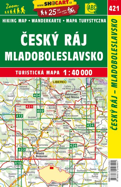 Produktbild: Wanderkarte Tschechien Cesky raj, Mladobleslavsko 1 : 40 000