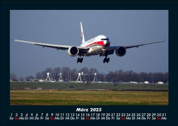Produktbild: Flugzeuge 2025 Fotokalender DIN A5