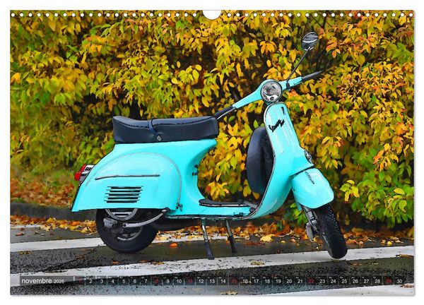 Produktbild: La Vespa en Cartoon (Calendrier mural 2026 DIN A3 vertical), CALVENDO calendrier mensuel