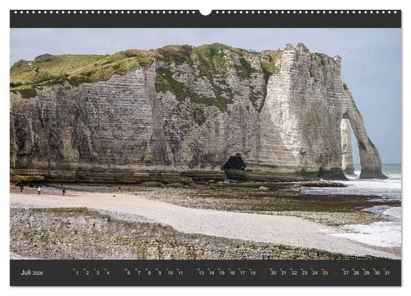Produktbild: Normandie - Raue K&uuml;ste und malerische Hafenst&auml;dte (hochwertiger Premium Wandkalender 2026 DIN A2 quer), Kunstdruck in Hochglanz