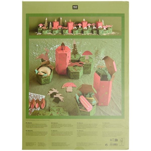Produktbild: Adventskalender Bastelset, Waldtiere Mix