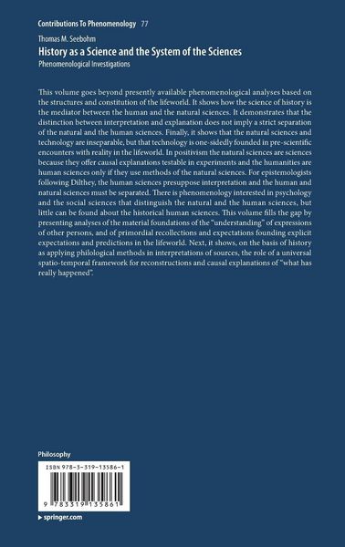 Produktbild: History as a Science and the System of the Sciences
