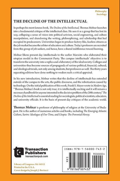 Produktbild: The Decline of the Intellectual