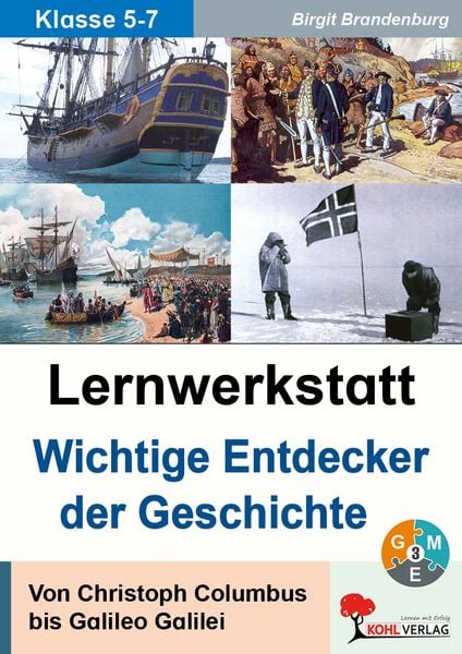 Produktbild: Lernwerkstatt Wichtige Entdecker der Geschichte