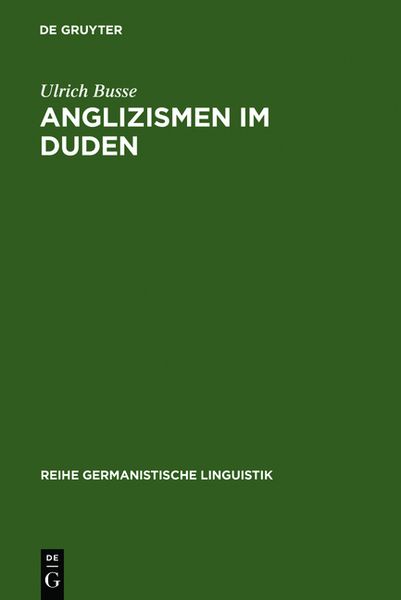 Produktbild: Anglizismen im Duden