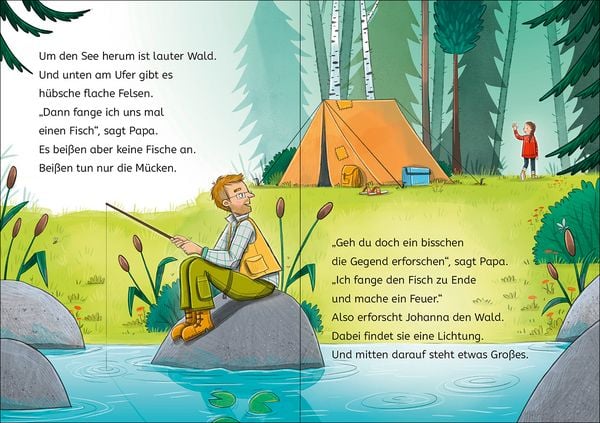 Produktbild: Lesel&ouml;wen 2. Klasse - Geschichten von Camping-Abenteuern