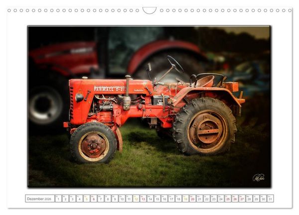 Produktbild: Oldtimer - Trecker Liebe (Wandkalender 2026 DIN A3 quer), CALVENDO Monatskalender