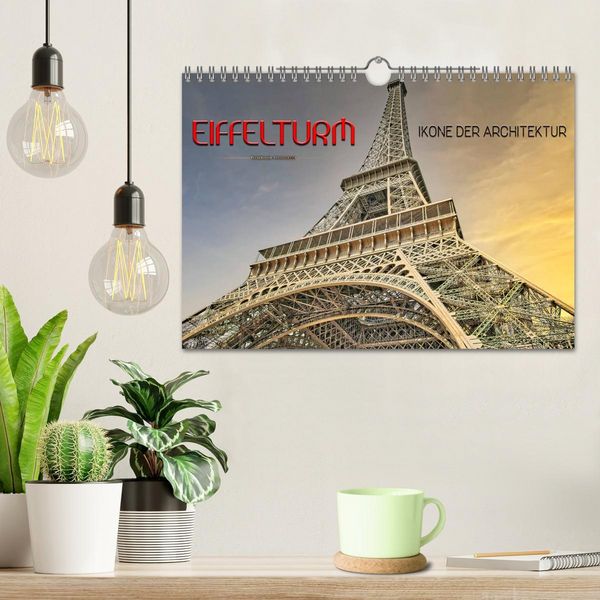 Produktbild: Eiffelturm - Ikone der Architektur (Wandkalender 2026 DIN A4 quer), CALVENDO Monatskalender