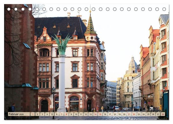 Produktbild: Buntes Leipzig (Tischkalender 2026 DIN A5 quer), CALVENDO Monatskalender