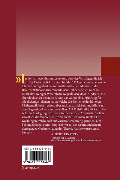 Produktbild: Grundz&uuml;ge der Relativit&auml;tstheorie