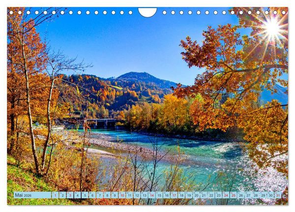 Produktbild: Es flie&szlig;t die Salzach (Wandkalender 2026 DIN A4 quer), CALVENDO Monatskalender