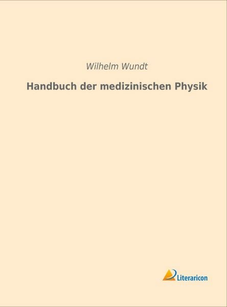 Produktbild: Wundt, W: Hdb der medizinischen Physik