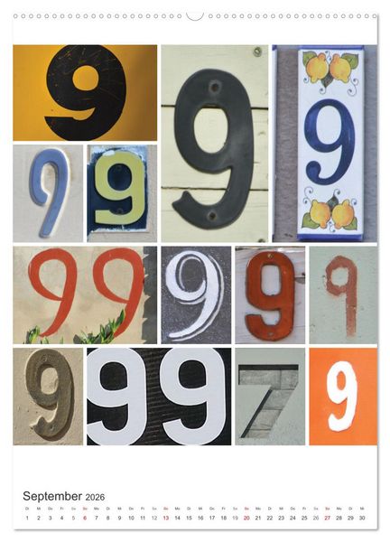 Produktbild: Das Jahr in Zahlen (Wandkalender 2026 DIN A2 hoch), CALVENDO Monatskalender