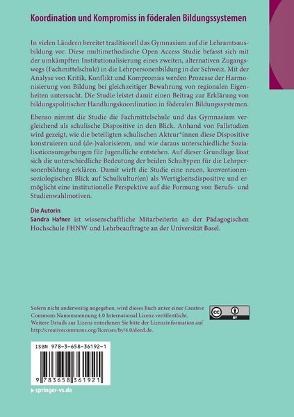 Produktbild: Koordination und Kompromiss in f&ouml;deralen Bildungssystemen