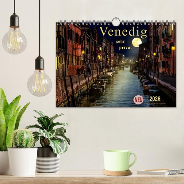 Produktbild: Venedig - sehr privat (Wandkalender 2026 DIN A4 quer), CALVENDO Monatskalender