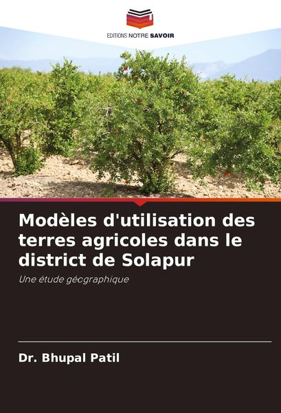 Produktbild: Mod&egrave;les d'utilisation des terres agricoles dans le district de Solapur