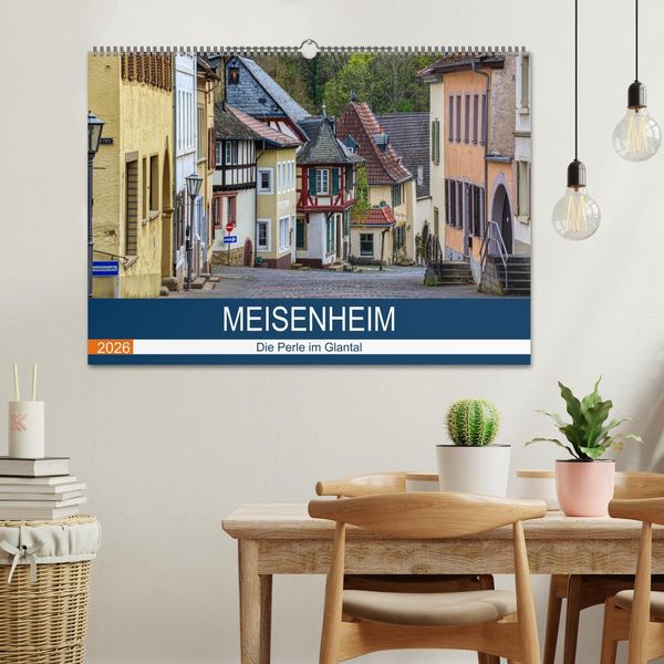 Produktbild: Meisenheim - Die Perle im Glantal (Wandkalender 2026 DIN A2 quer), CALVENDO Monatskalender