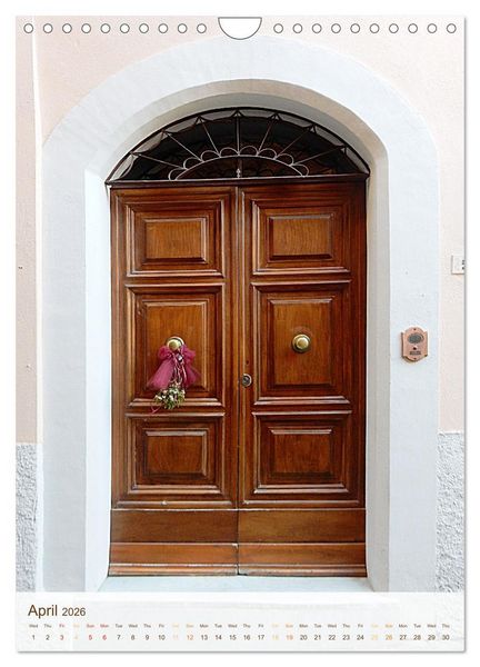 Produktbild: Umbrian Doorways (Wall Calendar 2026 DIN A4 portrait), CALVENDO 12 Month Wall Calendar