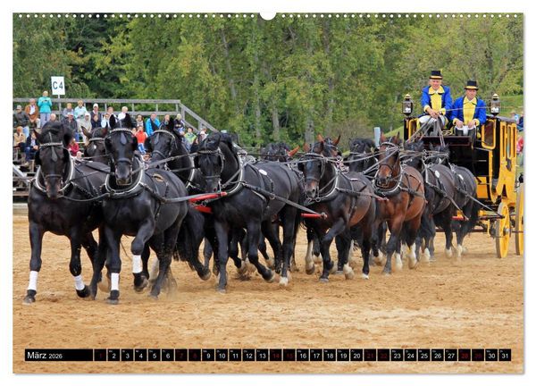 Produktbild: Schwere Warmbl&uuml;ter 2026 (hochwertiger Premium Wandkalender 2026 DIN A2 quer), Kunstdruck in Hochglanz