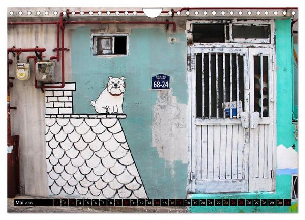 Produktbild: Street Art Seoul (Wandkalender 2026 DIN A4 quer), CALVENDO Monatskalender