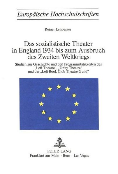 Produktbild: Lehberger, R: sozialistische Theater in England 1934