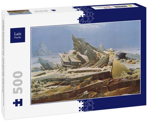 Produktbild: Lais Puzzle Caspar David Friedrich - Das Eismeer (Die verungl&uuml;ckte Nordpolexpedition, Die verungl&uuml;ckte Hoffnung) 500 Teile