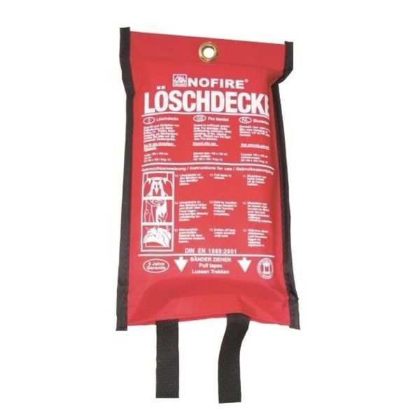 NOFIRE NO 120x180 Poly/1C NO 120x180 Poly/1C Löschdecke 1800mm x 1200mm