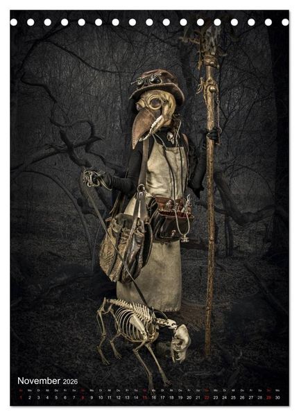 Produktbild: Steampunk Artwork (Tischkalender 2026 DIN A5 hoch), CALVENDO Monatskalender