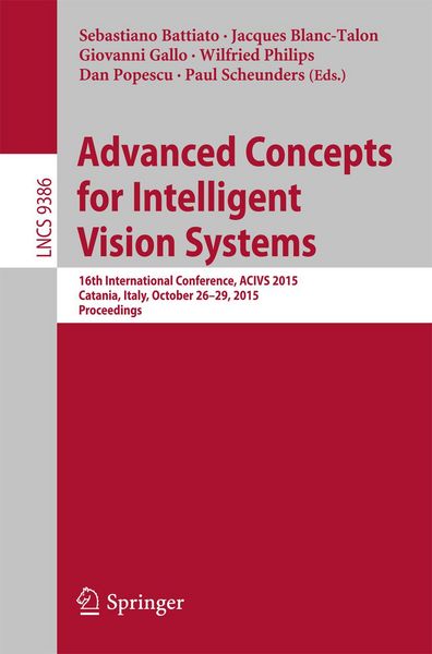 Produktbild: Advanced Concepts for Intelligent Vision Systems