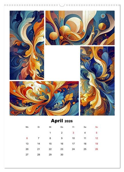 Produktbild: Vierkl&auml;nge (hochwertiger Premium Wandkalender 2026 DIN A2 hoch), Kunstdruck in Hochglanz