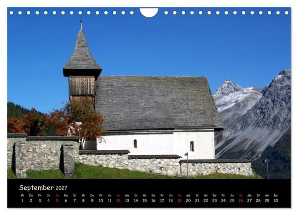 Produktbild: Schweiz - Berglandschaften (Wandkalender 2027 DIN A4 quer), CALVENDO Monatskalender