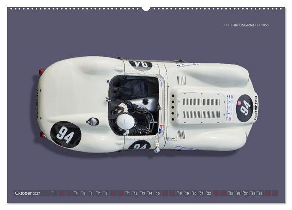 Produktbild: Two-Seater Racing Cars 1950-1960 (hochwertiger Premium Wandkalender 2027 DIN A2 quer), Kunstdruck in Hochglanz