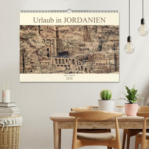 Produktbild: Urlaub in JORDANIEN (Wandkalender 2026 DIN A2 quer), CALVENDO Monatskalender
