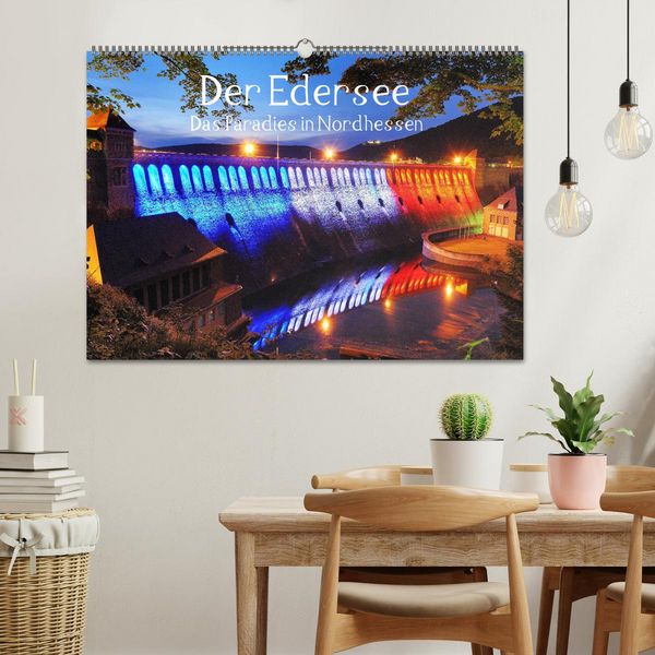 Produktbild: Der Edersee - Das Paradies in Nordhessen (Wandkalender 2026 DIN A2 quer), CALVENDO Monatskalender