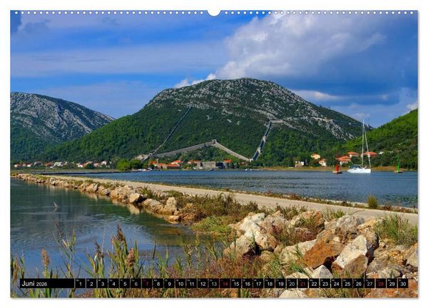 Produktbild: Kroatien - Traumhafte Landschaften und faszinierende St&auml;dte (Wandkalender 2026 DIN A2 quer), CALVENDO Monatskalender