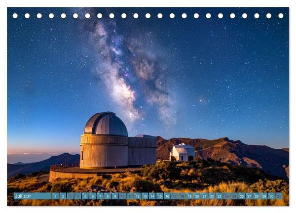 Produktbild: Die Sehnsucht nach den Sternen (Tischkalender 2027 DIN A5 quer), CALVENDO Monatskalender
