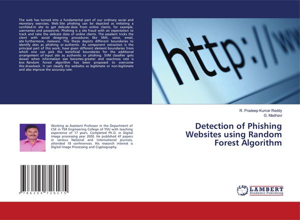 Produktbild: Detection of Phishing Websites using Random Forest Algorithm