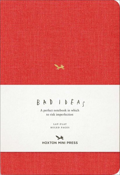 Produktbild: A Notebook for Bad Ideas (Medium / Red / Lined)