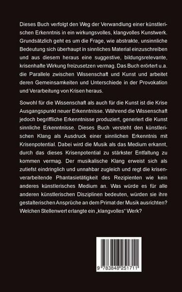Produktbild: Krise und Klang