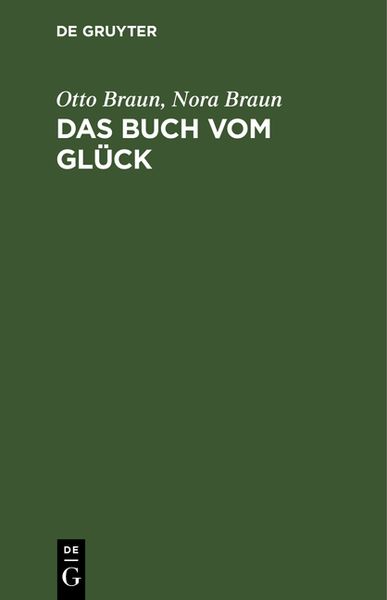 Produktbild: Das Buch vom Gl&uuml;ck